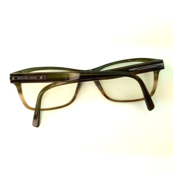 Michael Kors 276M Olive-Brown Gradient  Unisex Eyeglasses Frames Size 54/17/140 - Picture 6 of 9